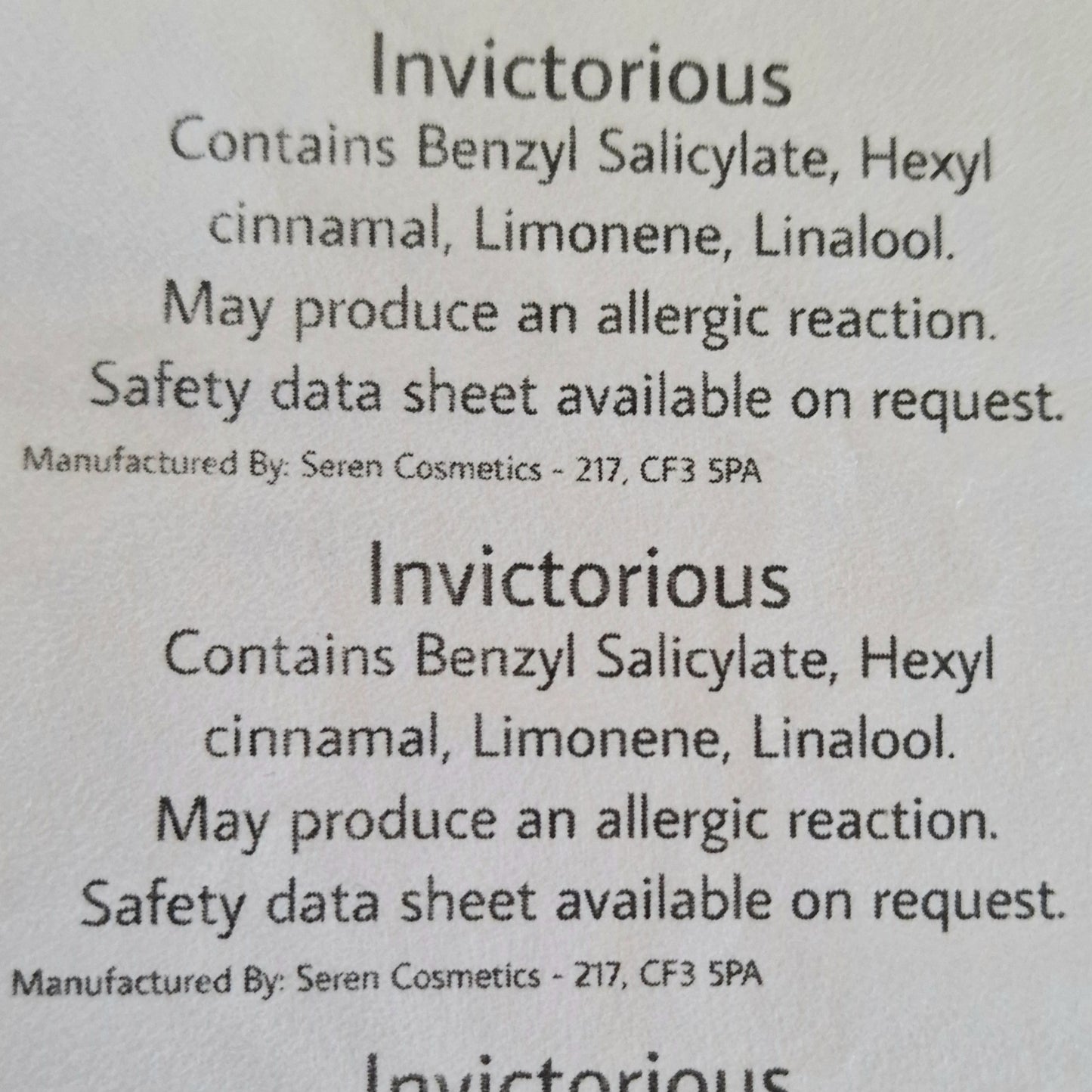 Invictorious Room Spray