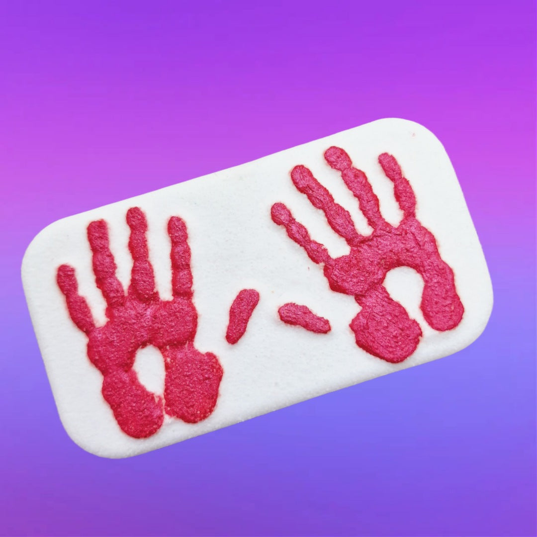 Hand Prints Bath Bomb - ws