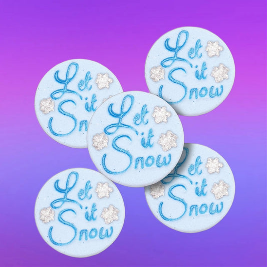 Mini let it snow bath bomb x 5 - ws