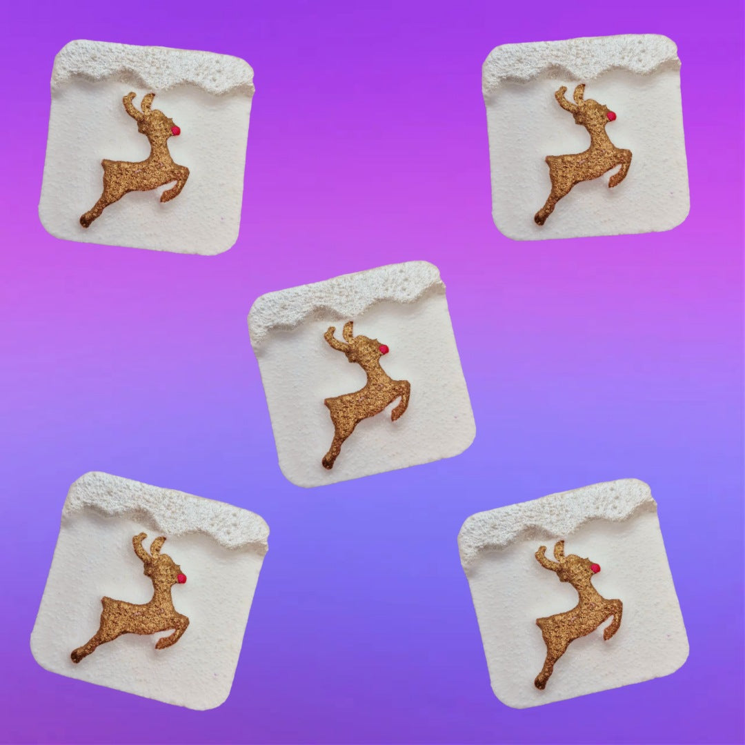 Mini Flying Reindeer Bath Bomb x 5 - ws
