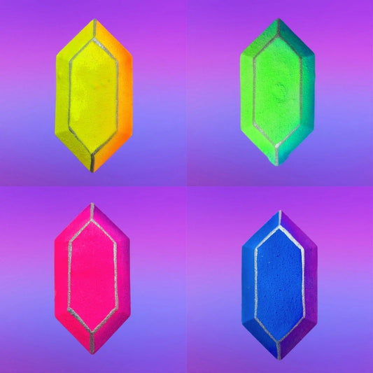 Crystal Shape Bath Bomb Set x 5 - ws