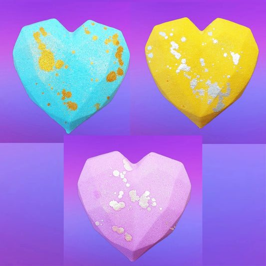 Geo Heart Bath Bomb - ws