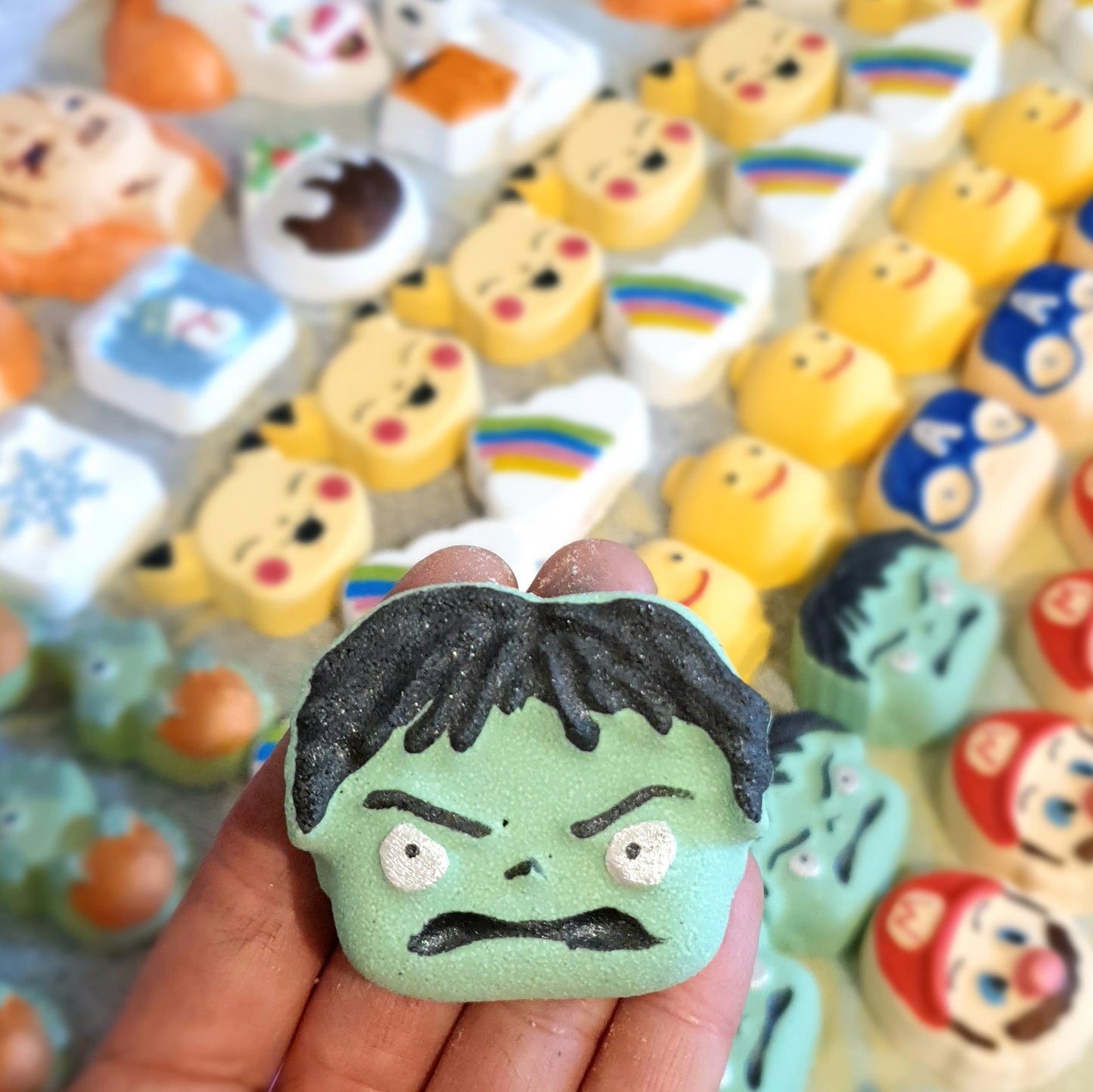 Mini Green Man Bath Bomb x 5 - ws