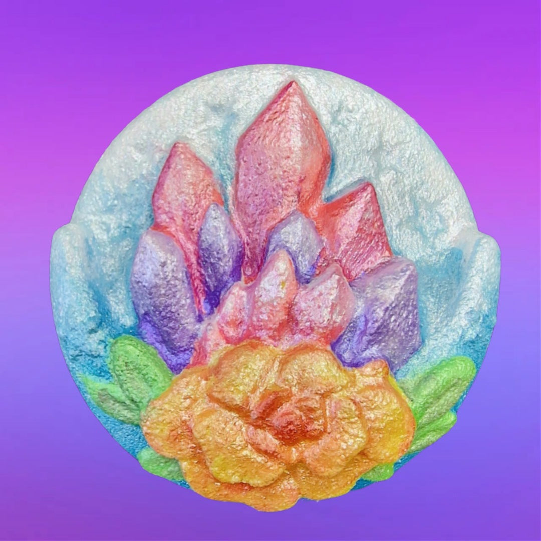 Crystals & Flower Bath Bomb - ws