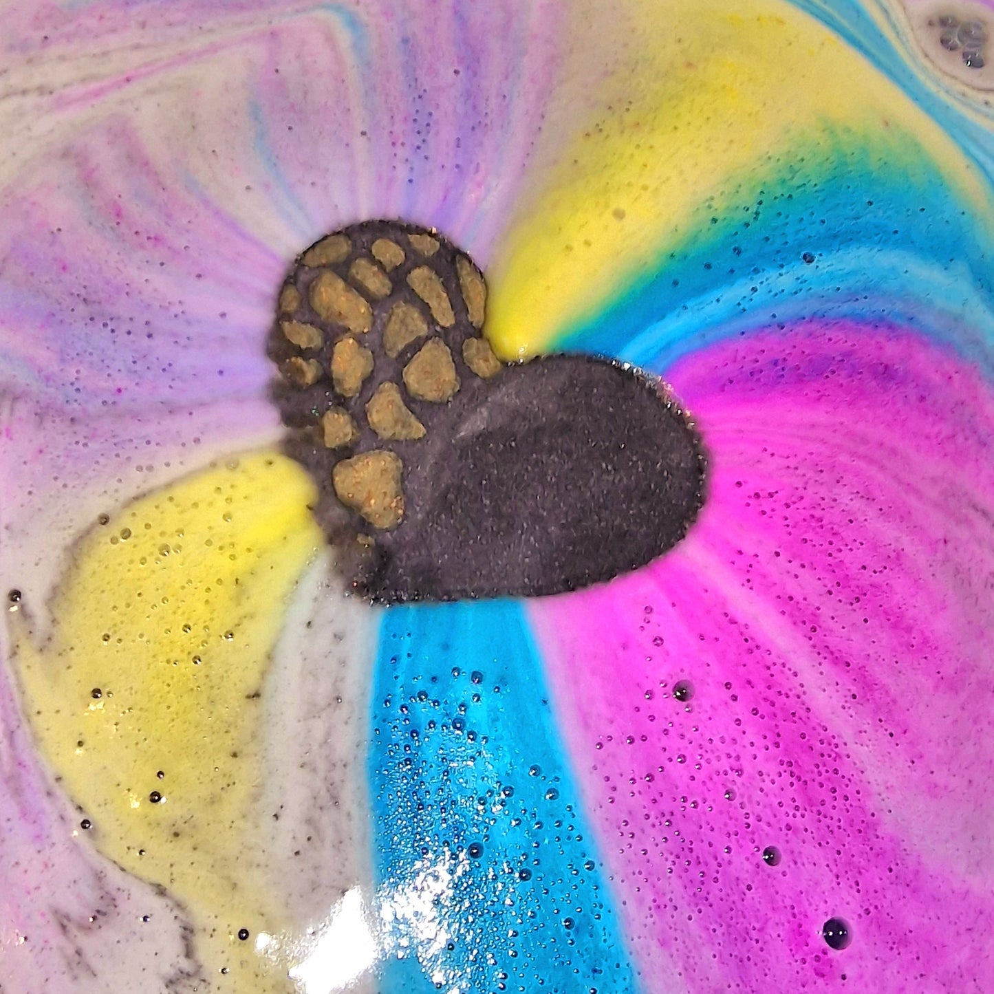 Animal Print Heart Bath Bomb