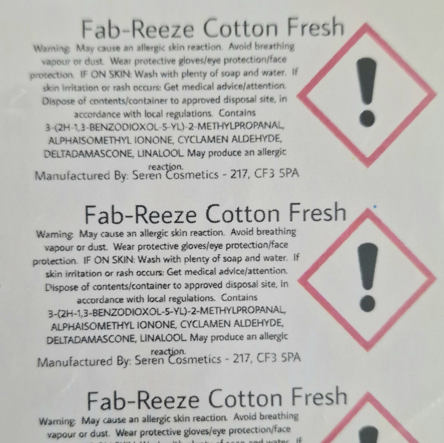 Fab-Reeze Cotton Fresh Room Spray