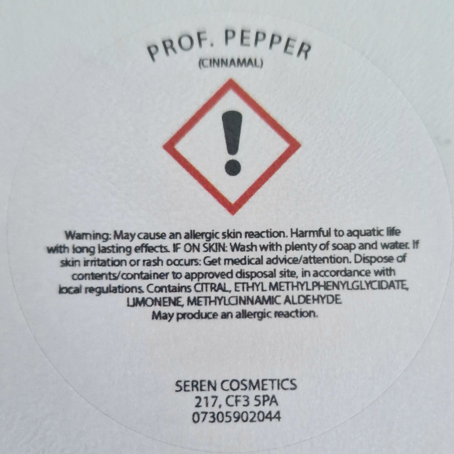 Prof.Pepper Wax Melt