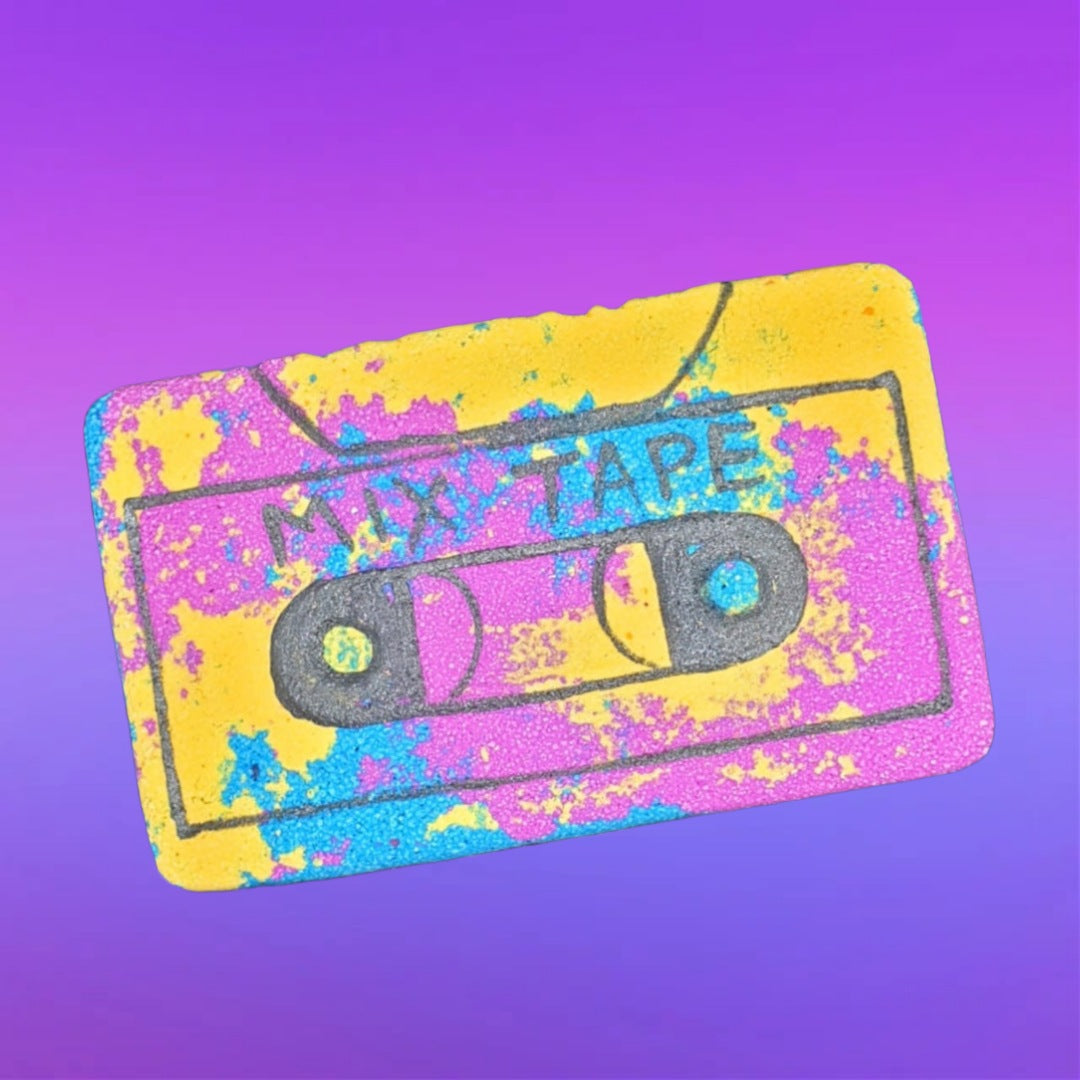 Cassette Tape Bath Bomb