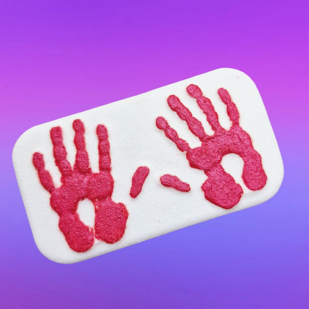 Hand Prints Bath Bomb