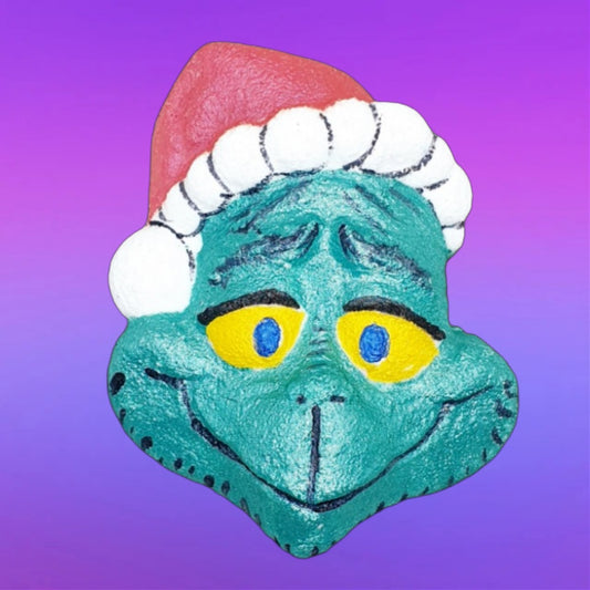 Grinch Head Bath Bomb