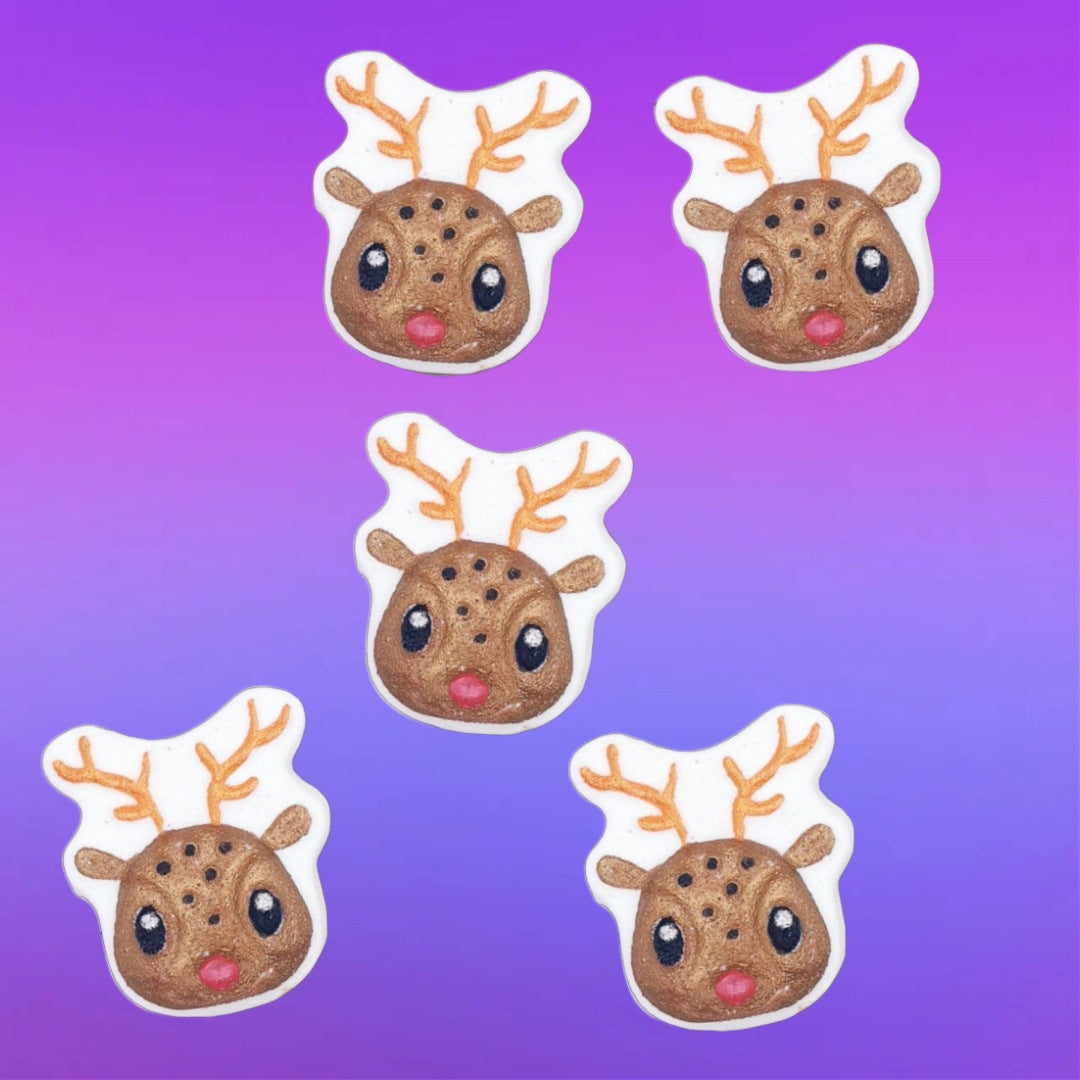 Mini reindeer bath bomb