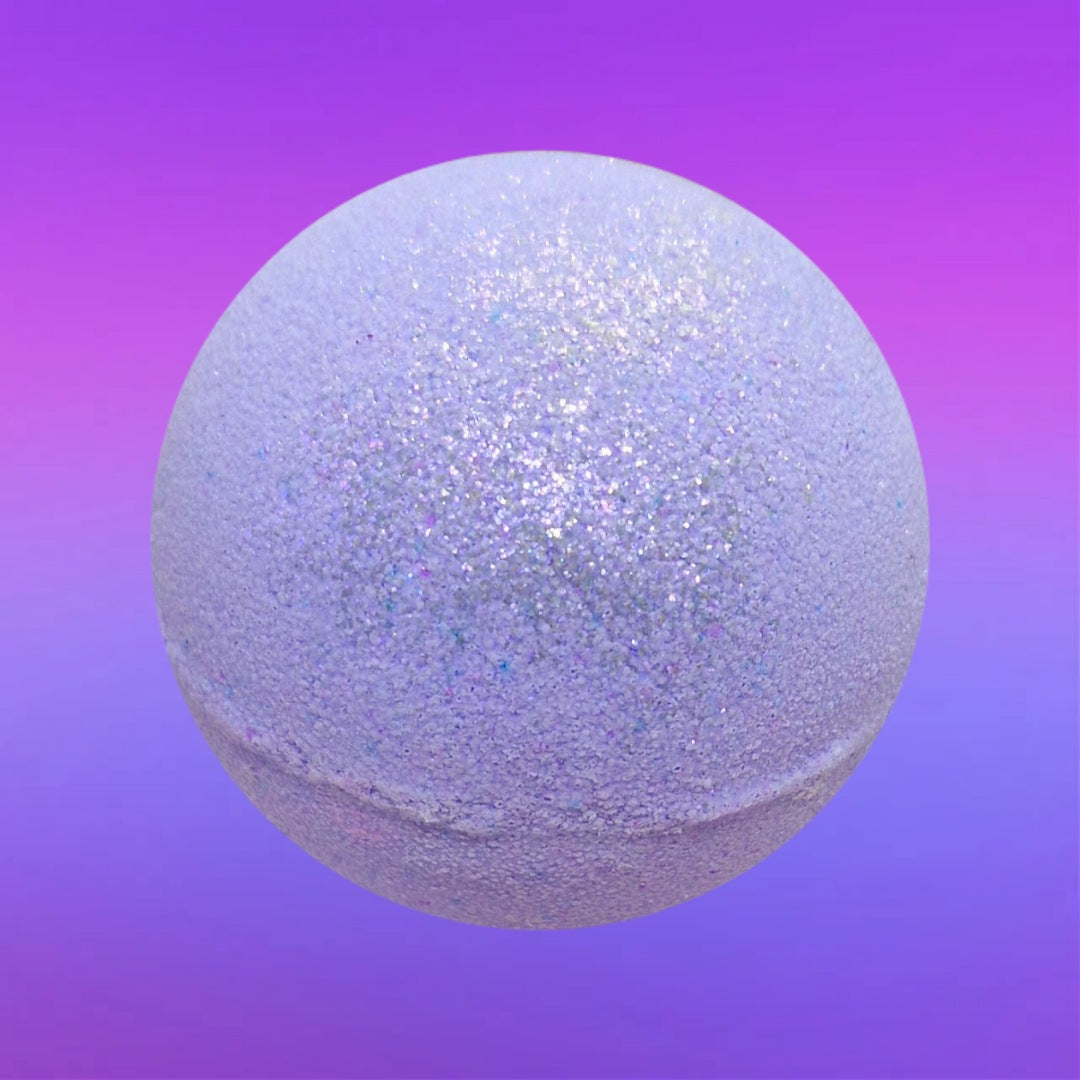 Violet Sparkle Round Bath Bomb