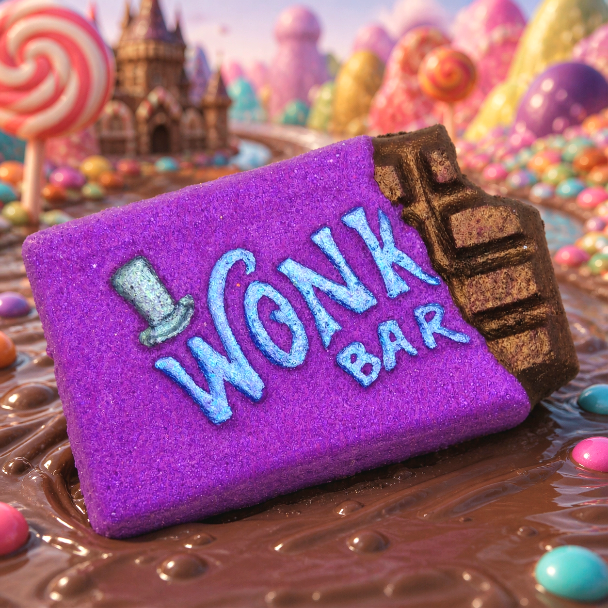 Wonka Bar Bath Bomb