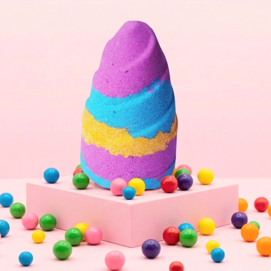Bubblegum Swirl Bath Bomb