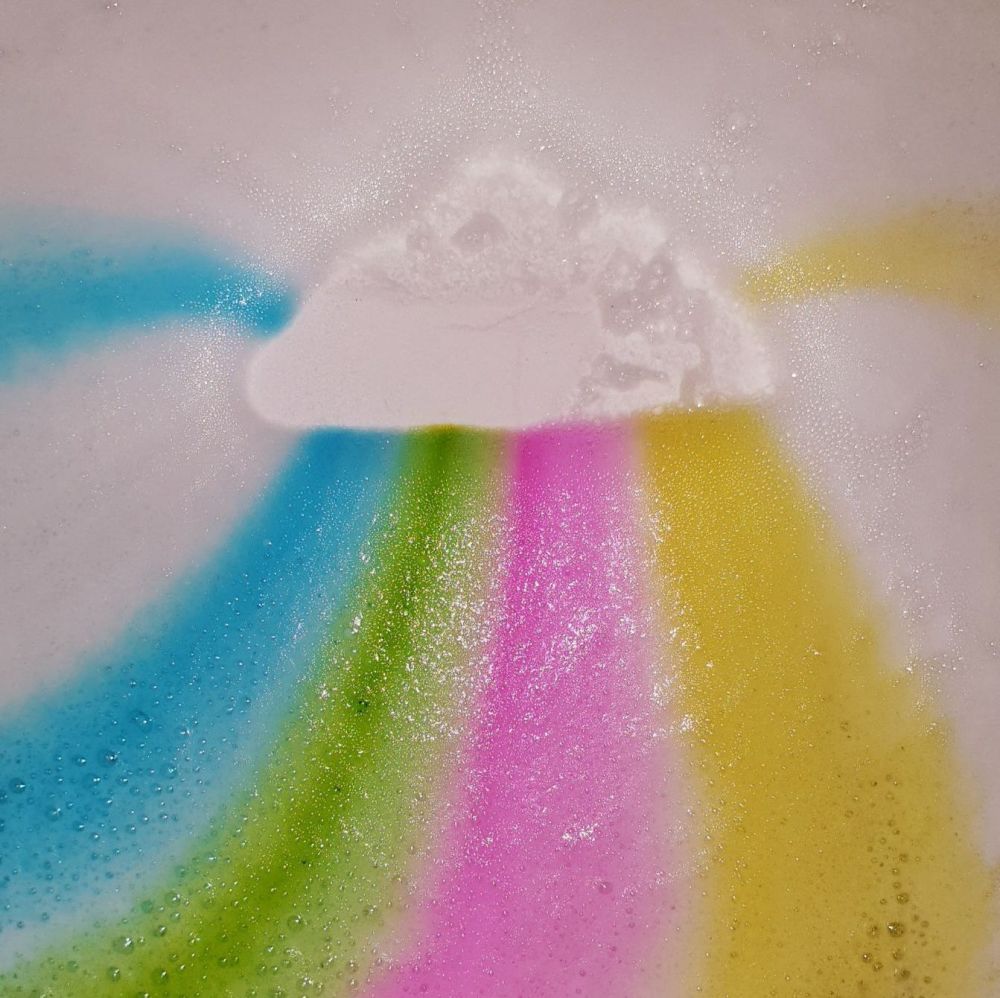 Rainbow Cloud Bath Bomb