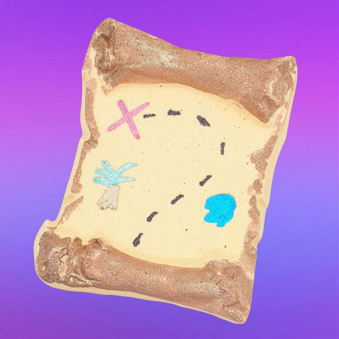 Treasure Map Bath Bomb